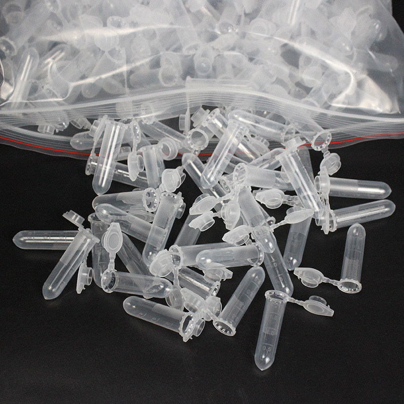 Disposable Plastic Bullet Anticoagulant Centrifuge Tube 0.5/1.5/2/5/10ml Biochemical Analysis Edtak2 Test