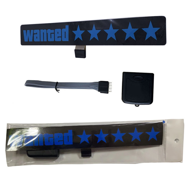 Luminous Car Stickers, Popular Export Car Stickers, Five-Star Inkjet Colorful Car Stickers, Rear Window Glass Personalized Creative Car Stickers Led