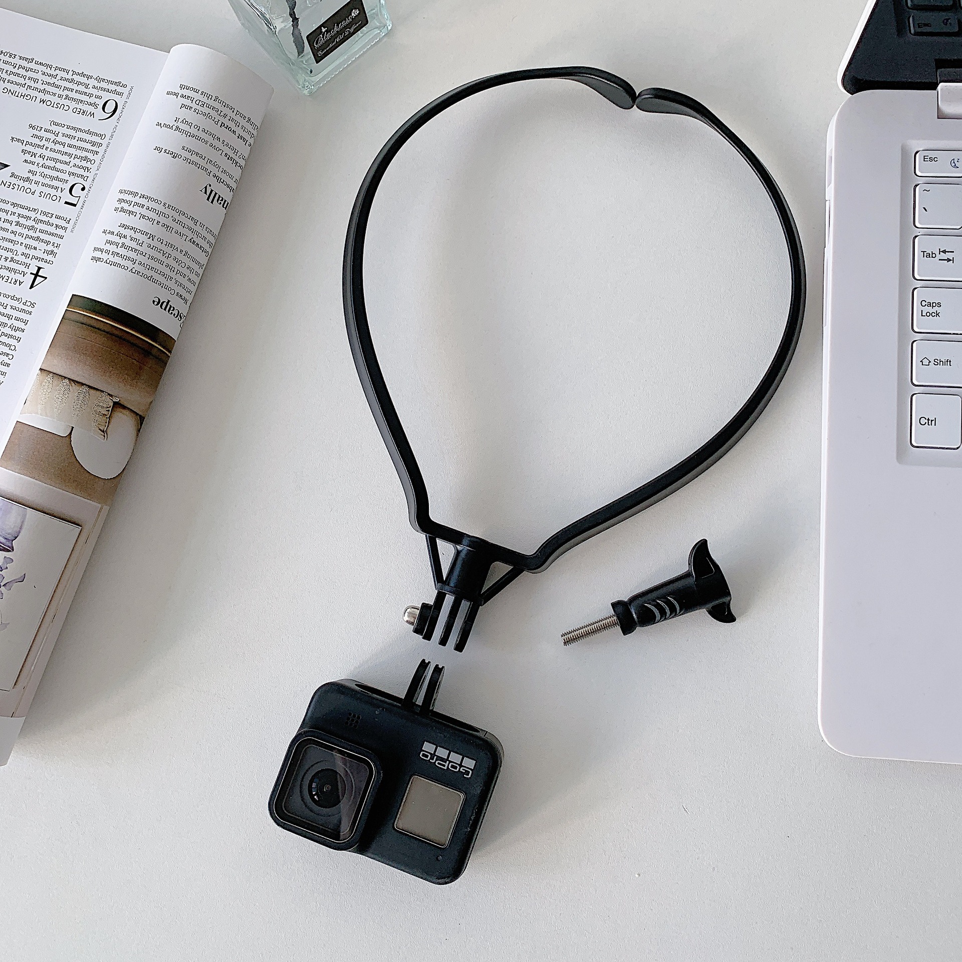 Suitable for Gopro12 360 Universal Sports Camera Hanging Neck Bracket Enlarged and Widened Version Stable Rope Collar Bracket