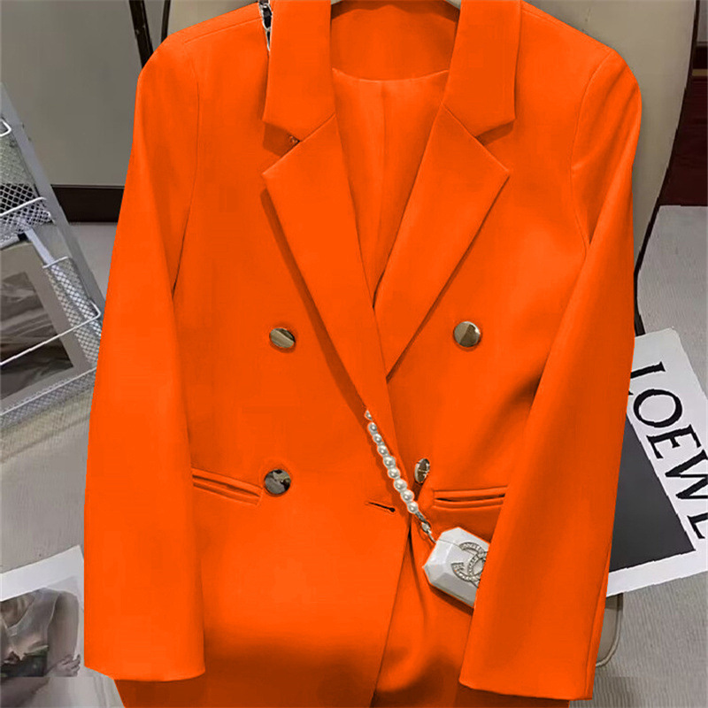 Women's Suit Jacket Women's 202 Spring and Autum New Korean Style High-End Elegant Popular Suit Export Jacket