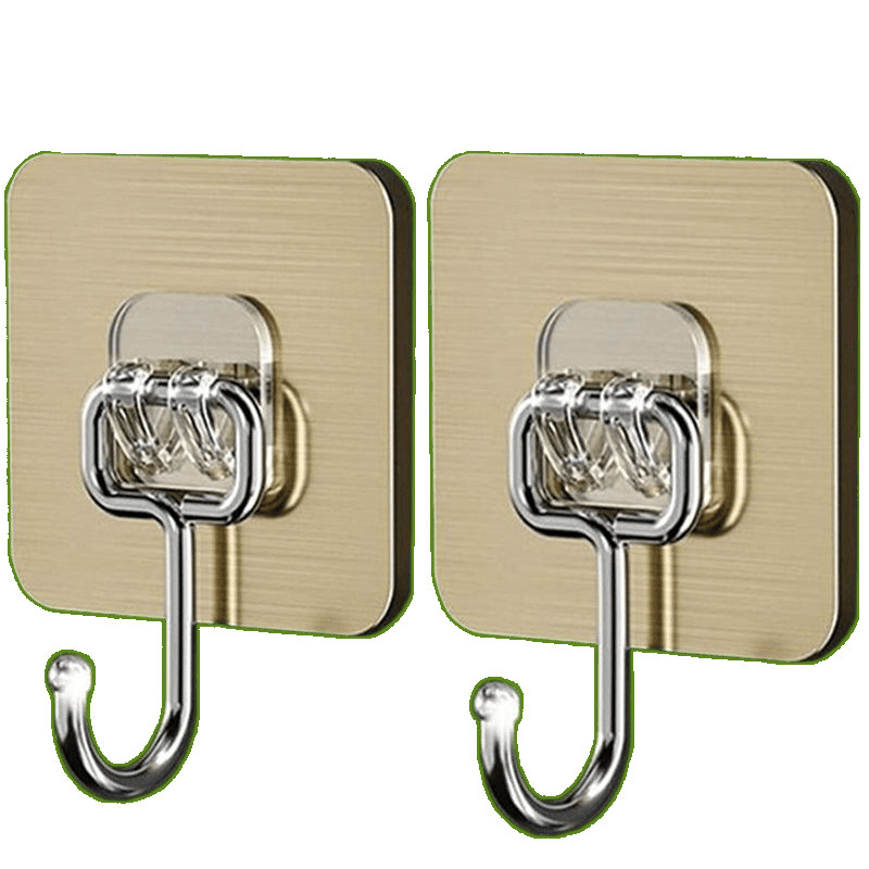 Extra Large Hook with Super Strong Adhesion, No Punching Required on the Wall, Kitchen Dormitory Heavy-Duty Sticky Hook, Wall Load-Bearing Wall Quilt Warmer