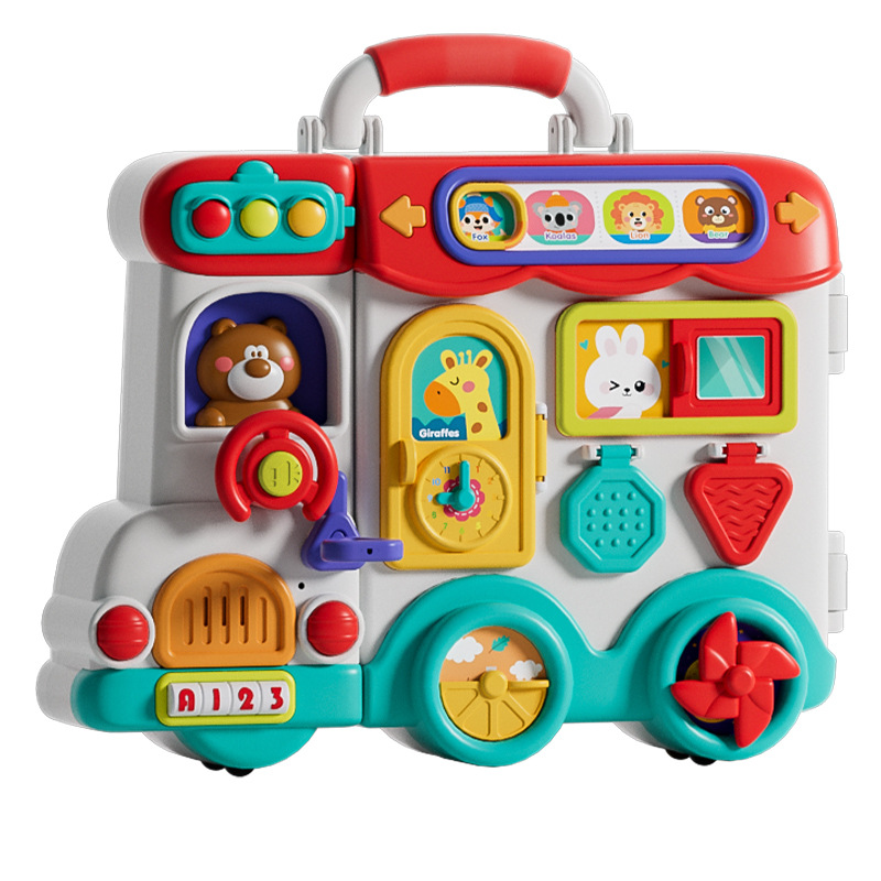 Montessori Early Education Busy Board Montessori Teaching Aids Children's Fine Motor Skills Baby Toy Car Infant Multifunctional