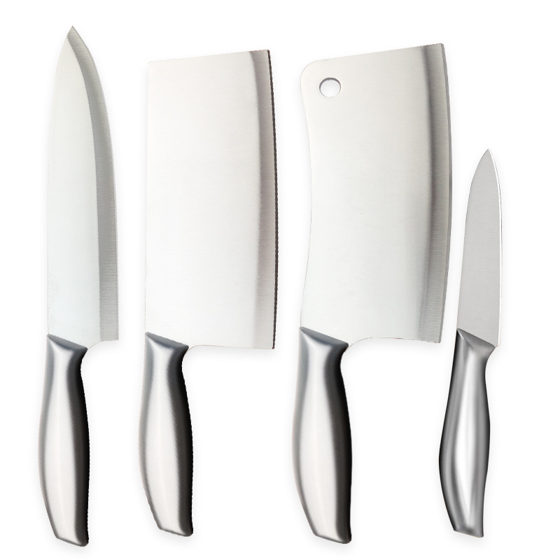Factory in stock kitchen knife four-piece set household kitchen hollow handle kitchen knife suit Yangjiang Jianghu knife cross-border
