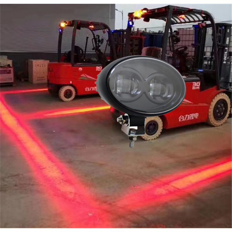 Сигнальный светодиодный фонарь для погрузчика, предупреждающий красный и синий свет, для работы в зоне, свет для обратного движения
