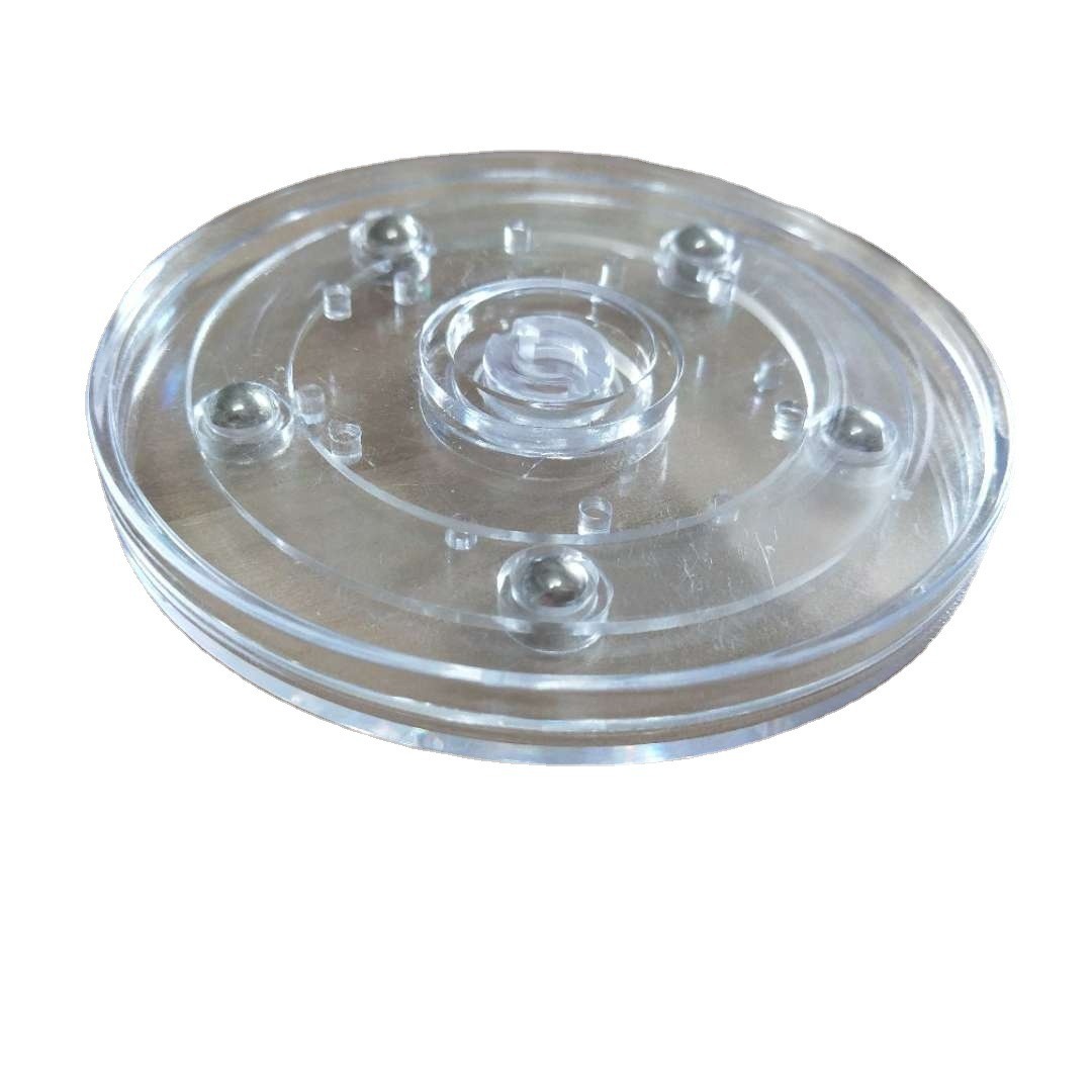 Hatai transparent plastic turntable display rotating disc rotating base turntable ps turntable acrylic turntable