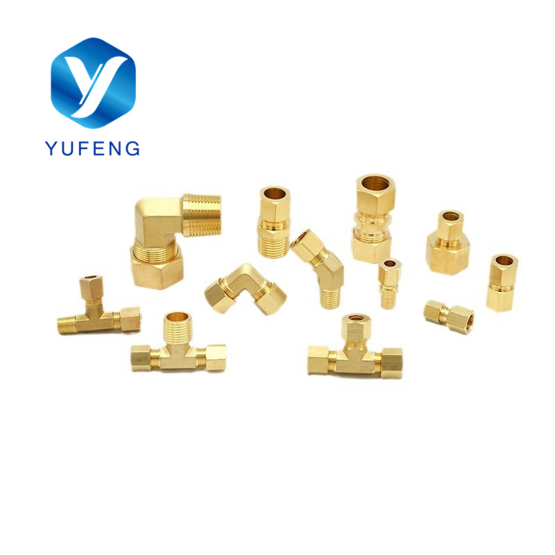 4-Point Connector with Internal and External Threads, Direct Internal Thread Tee, 6-Point to 4-Point Copper Reducer, Four-Point Water Pipe Plumbing Fittings