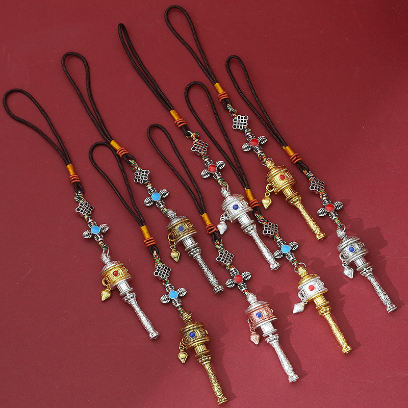 Эмаль, кулон с молитвенным колесом Xizang, этнический стиль, оптовая продажа