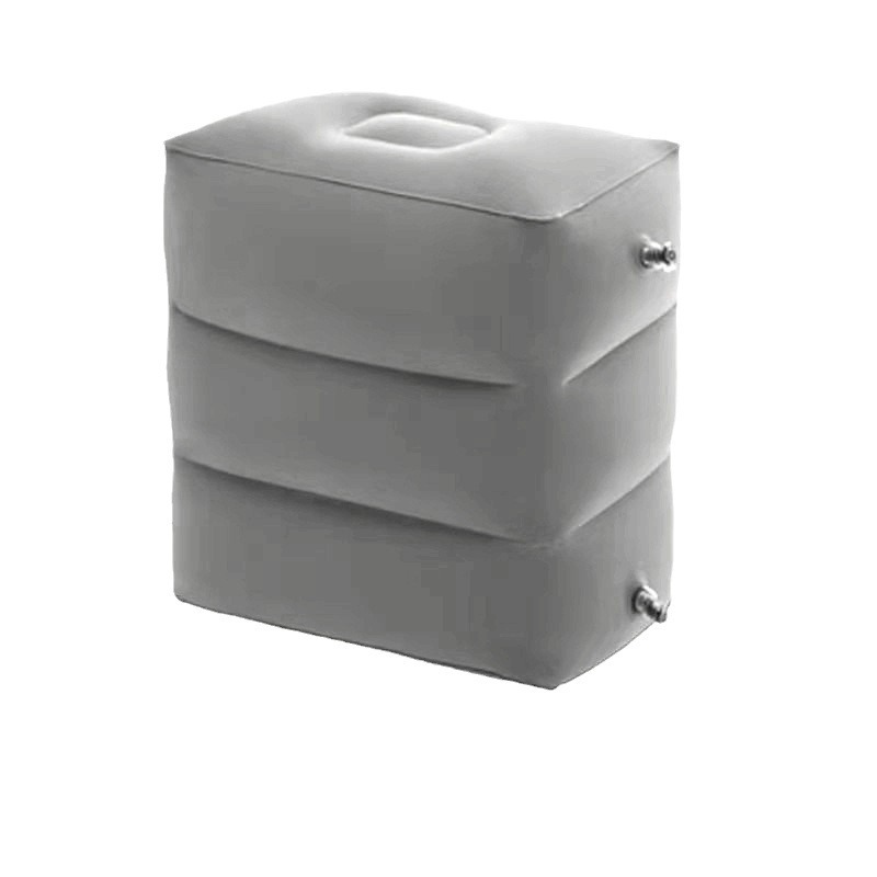 Portable Inflatable Stool Outdoor Travel Three-Layer Foot Pad Aircraft High-Speed Rail Bus Office Car Footrest Rest