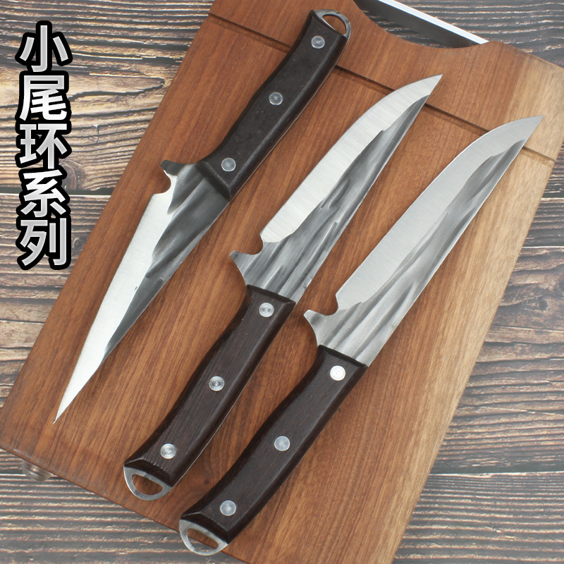 Yangjiang pig killing bone knife forging commercial butcher knife special hand hammer sharp knife cattle and sheep cutting knife meat knife
