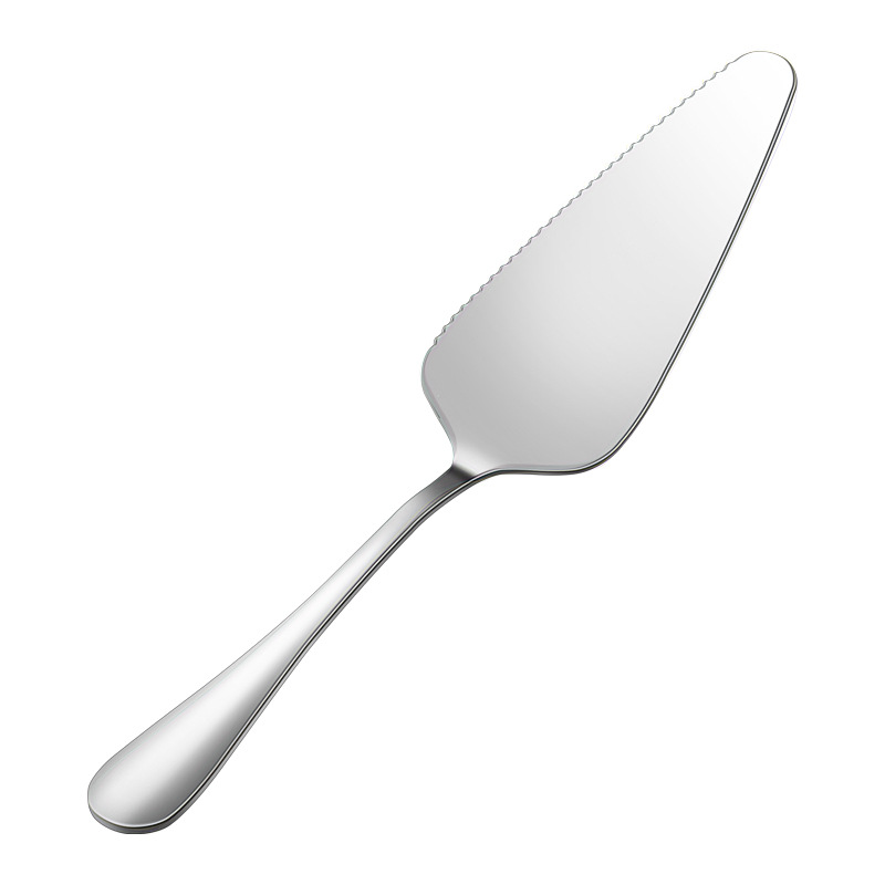 Cross-border 1010 Stainless Steel Toothed Cake Shovel Golden Birthday Cake Knife Cooking Pizza Shovel Baking Shop Special