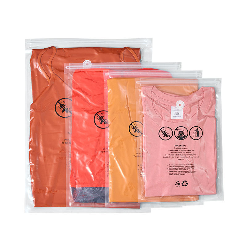 Spot Cross-Border Warning Packaging Bag Amazon Clothing Vacuum Bag Warning Packaging Bag T-Shirt Packaging Bag