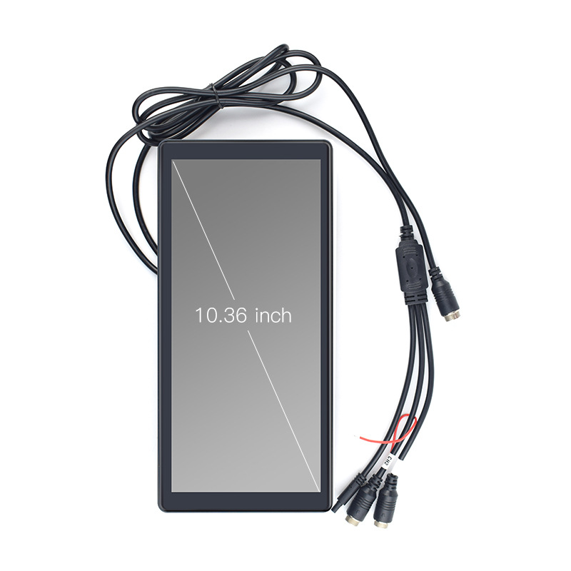 10.36-inch HD Dual-Channel BSD blind area monitoring electronic rearview mirror driving record Starlight night vision sound and light alarm