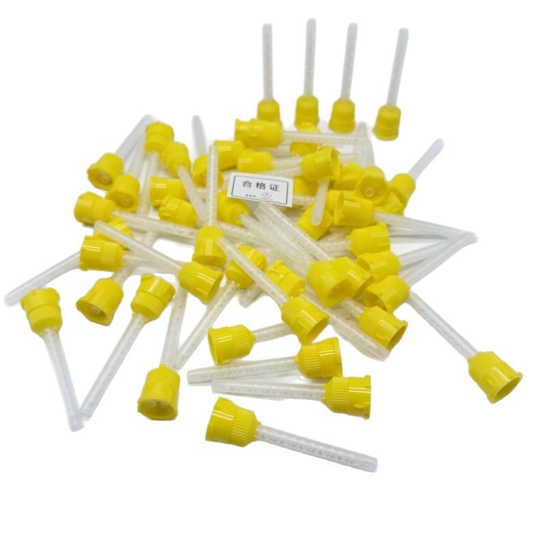 Dental disposable mixing head silicone rubber impression material secondary light body delivery head mixing head 50 a pack