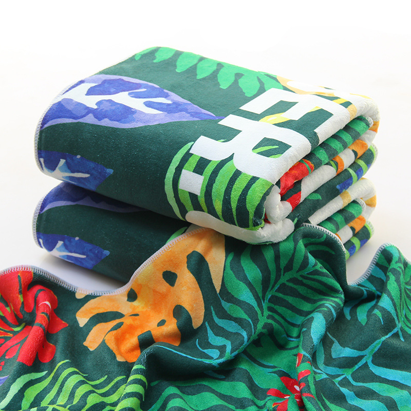 Microfiber 400gsm Beach Towel Full Edition Printed Beach Bath Towel Beach Swimming Beach Absorbent Sweat Towel