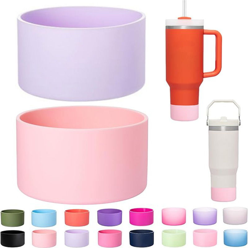 Силиконовый термоизолирующий чехол, нескользящий, для защиты стакана