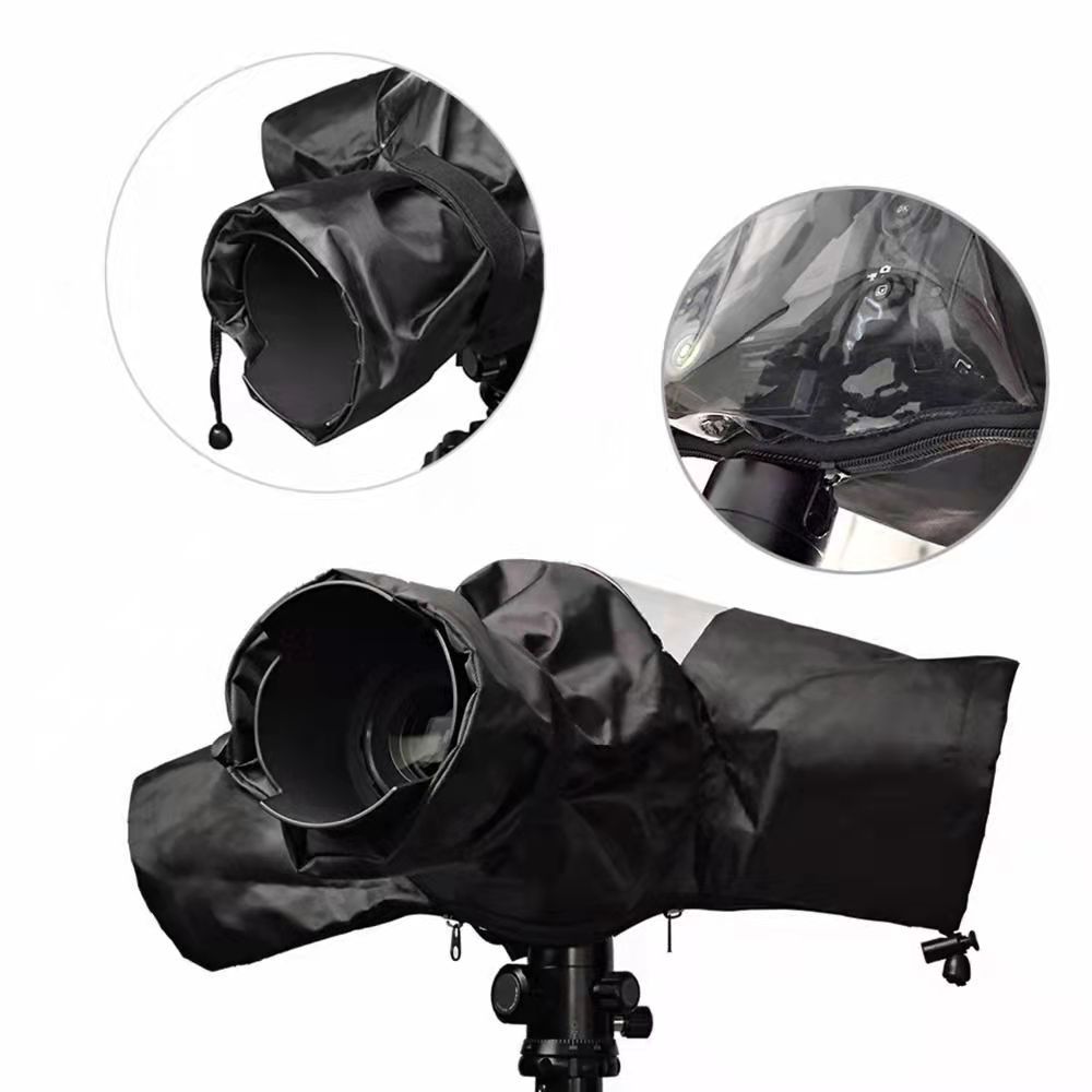 Photography Slr Lens Camera Rain Cover Camera Nylon Raincoat Medium Telephoto Lens Rain Cover Waterproof
