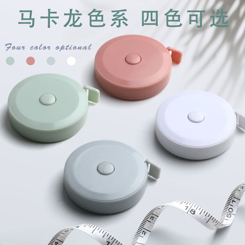 Nordic Style Portable Tape Measure Cute Mini Small Tape Measure Soft Ruler Household Measuring Three-circumference Clothes Waist Tape Measure Wholesale