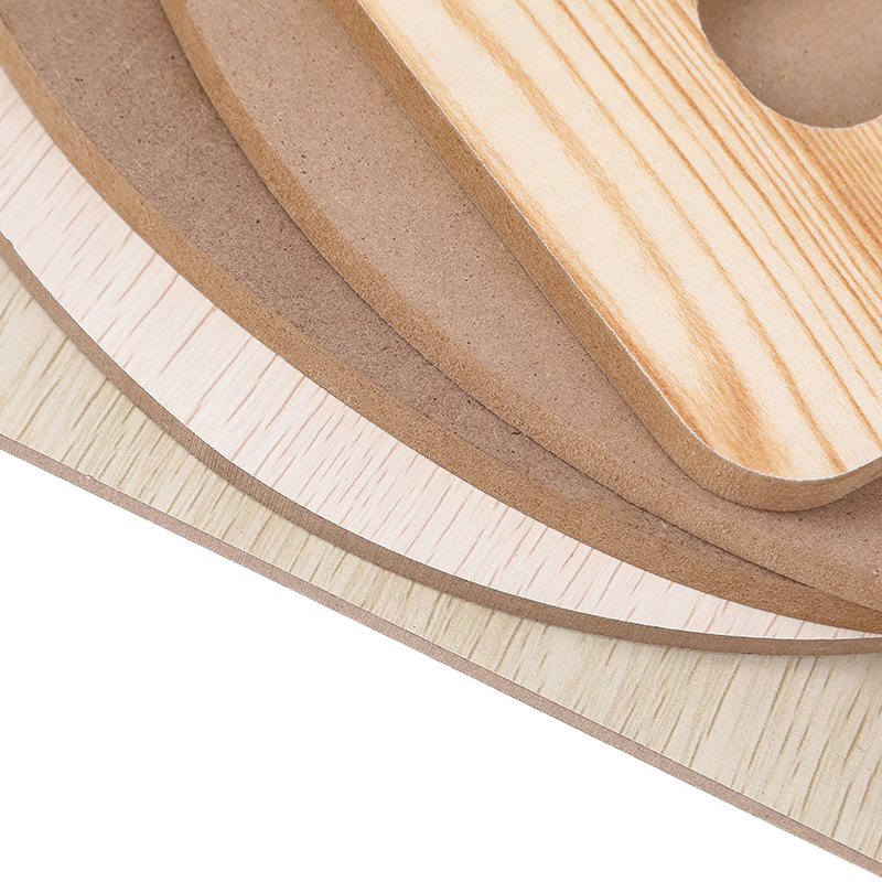 Free Shipping DIY Carving Production Round Wood Chips Square Wood Chips Creative Hand Painting Wooden Board Pyrography Poplar Wood Layer Round Wooden Board