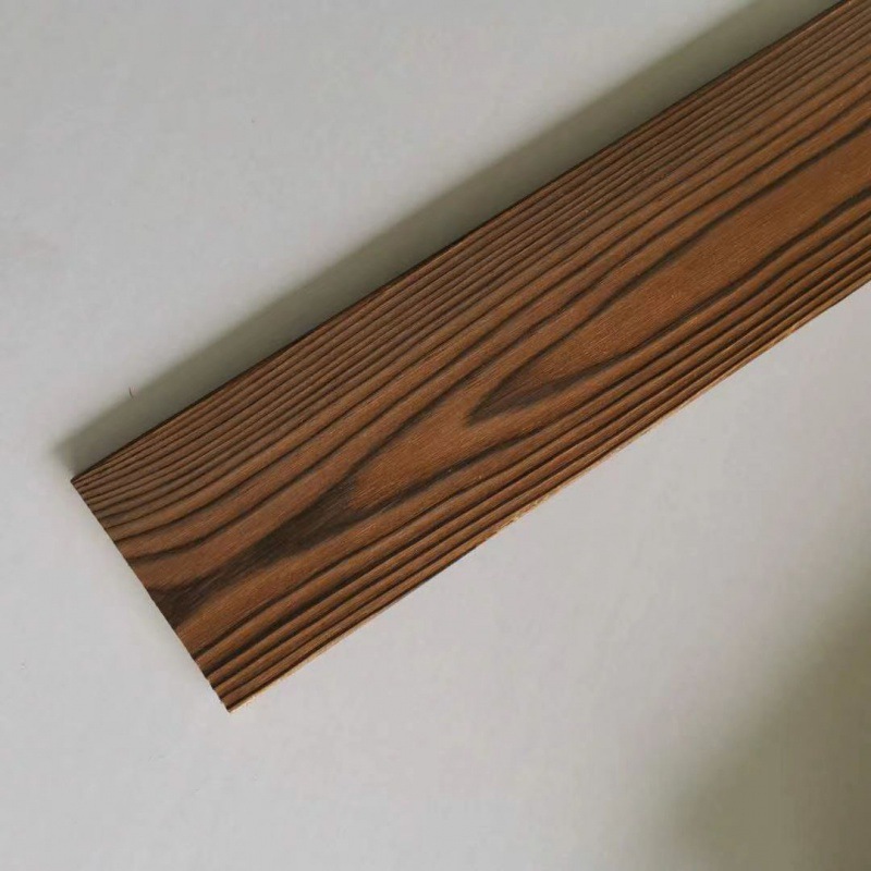 Anticorrosive Wood Flooring Outdoor Terrace Carbonized Wood Square Keel Ceiling Frame Wall Panel Solid Wood Board Carbonized Fire