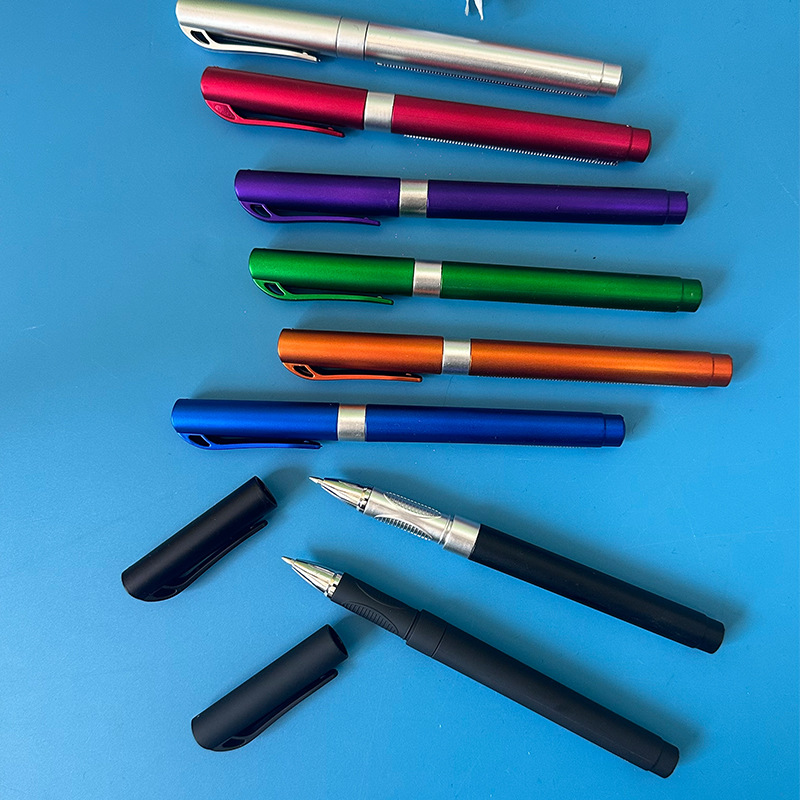 Gel Pen Advertising Pen Drawing Retractable Drawing Brush Printable Promotional Gift Carbon Pen Gel Pen