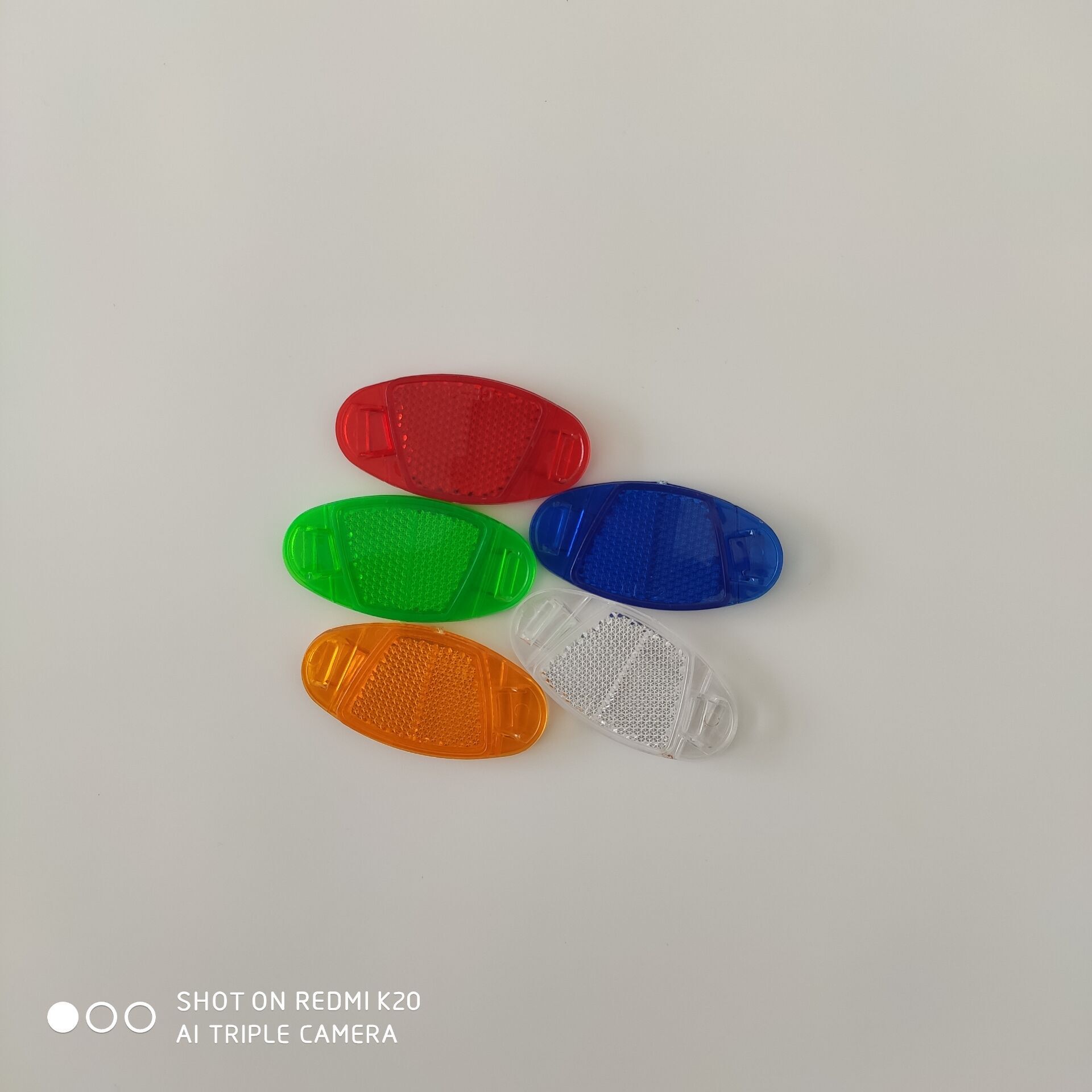 Factory direct Oval mountain bike bicycle children's car spoke warning reflector wheel set warning light