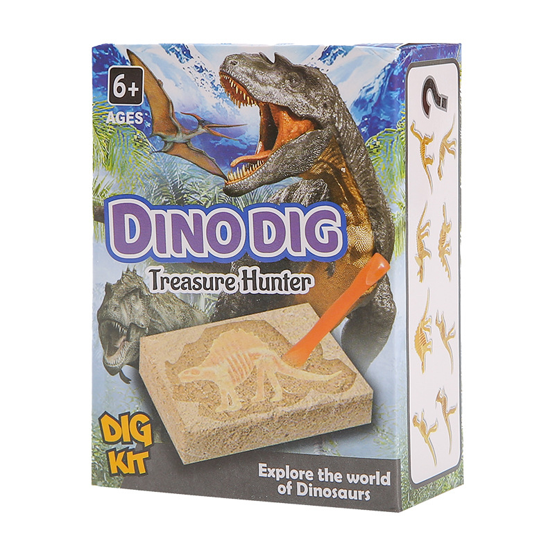 Archaeological Digging Toys Children's diy Handmade Dinosaur Fossil Egg Digging Toys Kindergarten Small Gifts