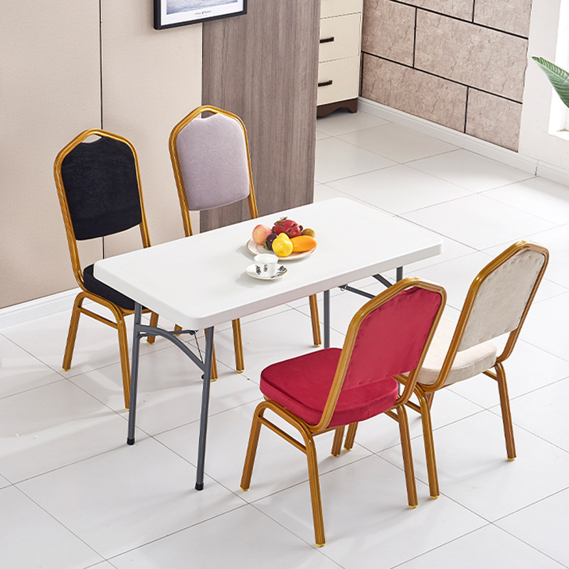 Hotel Chair Wedding Banquet Soft Package Dining Chair Meeting Room Dining Chair Household Living Room General Chair Crown VIP Chair