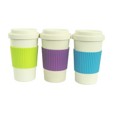 Bamboo Fiber Coffee Cup Manufacturer Direct Sales Bamboo Fiber Material Food-Grade Material Leisure Travel