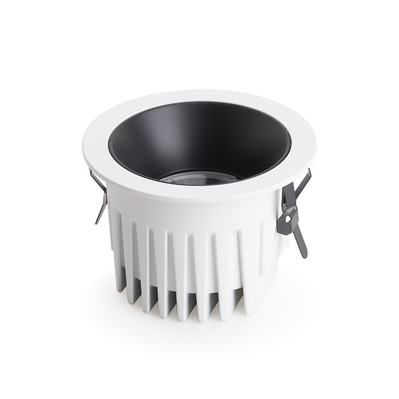 Led anti-glare downlight 98 narrow border aisle kitchen intelligent three-color embedded ceiling main downlight wholesale