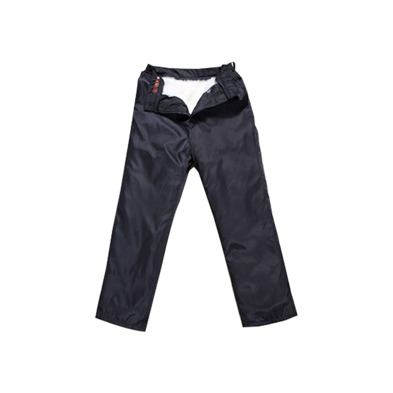 Winter Warm Pants Middle-aged and Elderly Sheepskin Pants Genuine Leather Thickened High Waist Wool and Fur Integrated Cold-proof Cotton Pants