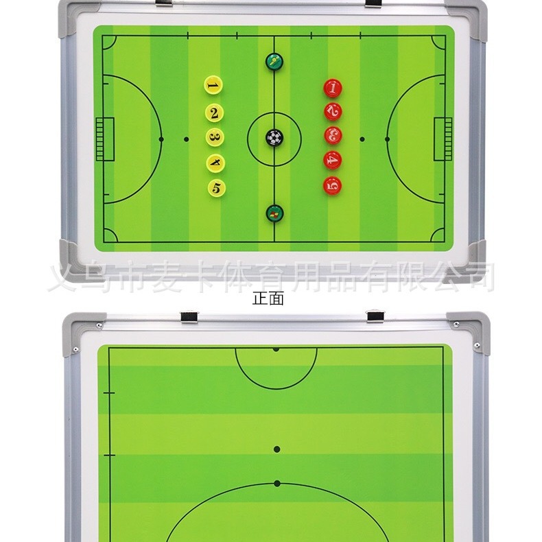 Football basketball baseball tactical board wall-mounted aluminum alloy tactical board with magnetic coach teaching board tactical board