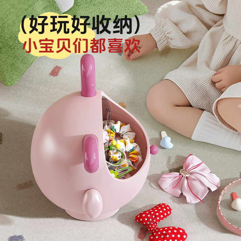Creative Dun Dun Dog Hair Jewelry Box Desktop Storage Large Capacity Children and Girls Hair Rope Jewelry Storage Box