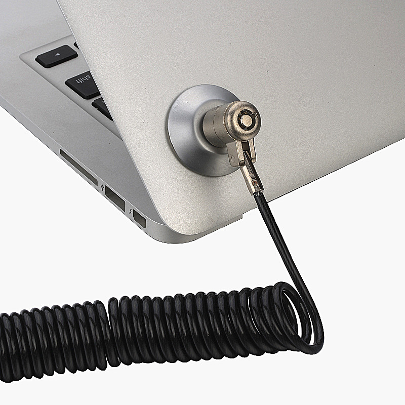 Spring Rope Steel Cable Laptop Lock