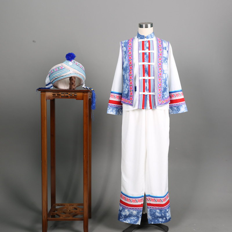 Performance Costumes, Ethnic Costumes, Stage Costumes, Custom Production, Classical Dance Retro Costumes, Embroider, National Style Costumes Processing