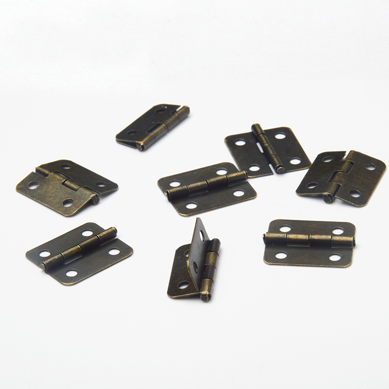 Miniature Small Hinge Cassette Iron Hinge Wooden Box Jewelry Box Gift Box Folding Handmade DIY Hinge