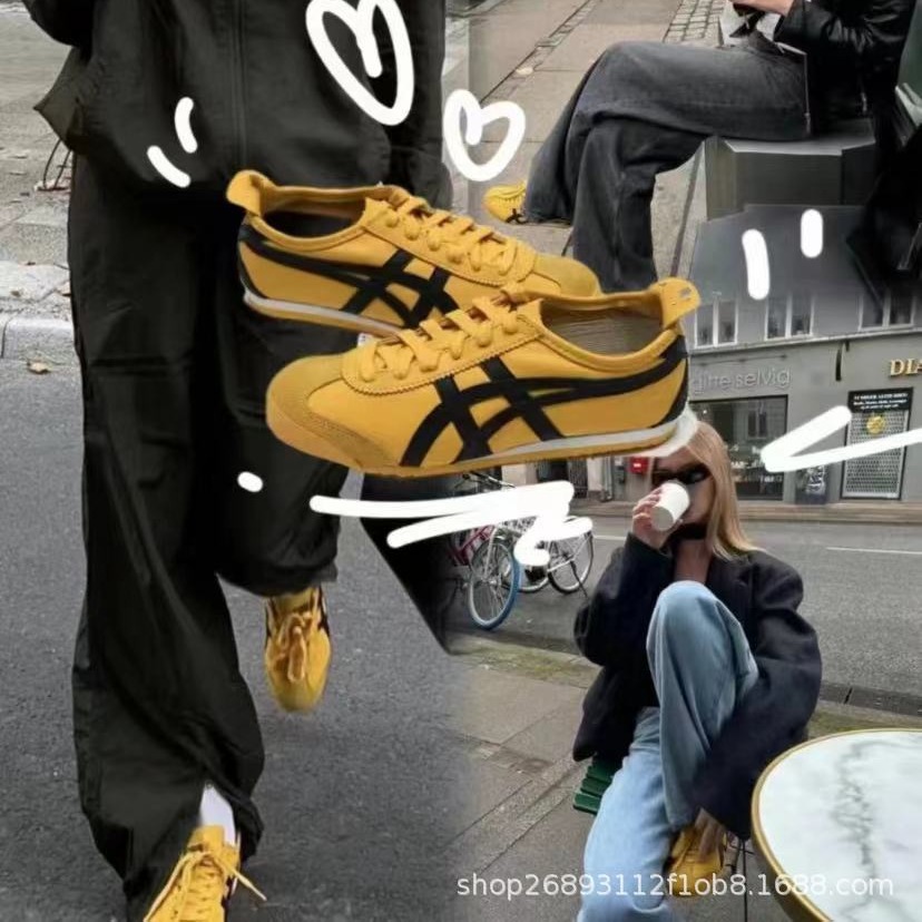 Высококачественные осамуки Tiger обувь для снятия нагрузки, повседневные кожаные кроссовки для мужчин и женщин