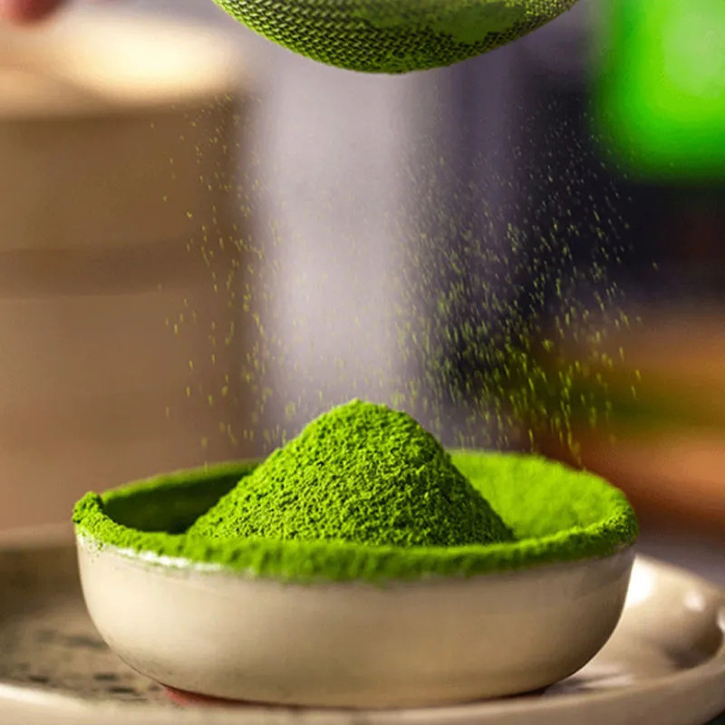 Natural pure matcha powder sugar-free private baking special instant drink fitness soaking water flushing raw materials