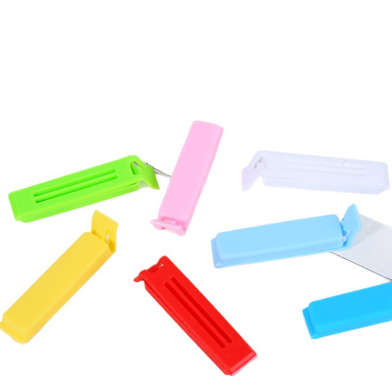 Food Sealing Clip, Moisture-Proof and Fresh-Keeping Clip, Tea Milk Powder Snack Food Bag Sealing Clip, Plastic Can Be Customized with Logo