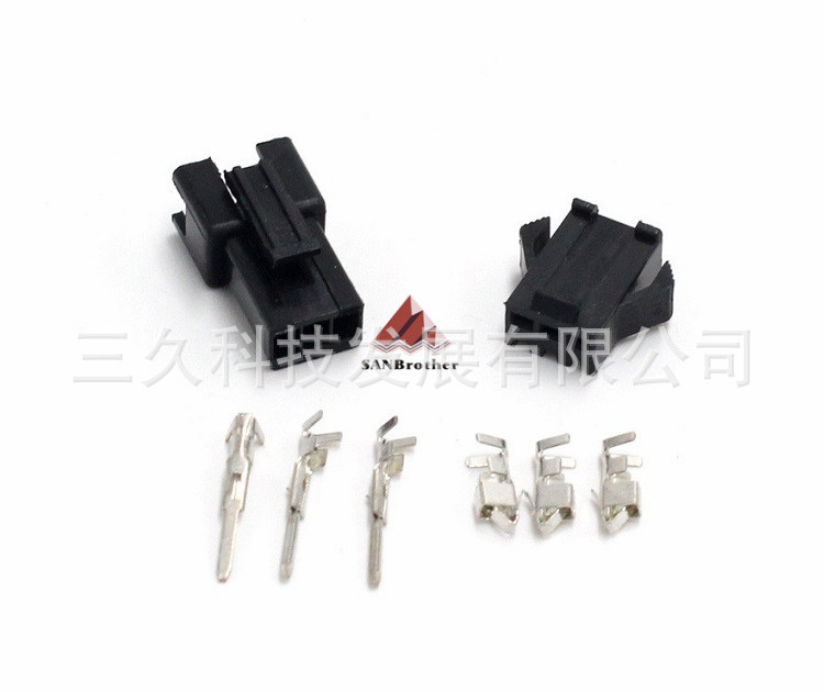SM2.54 Connector 2/3/4/5/6/10P Connector Male and Female Plug Connector Plastic Shell Terminal Block 2.5mm