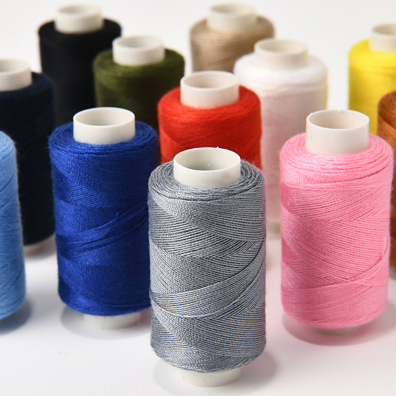 Household Sewing Kit with Sewing Thread Set for Hand Sewing and Mending, 402 Colorful Durable Polyester Sewing Thread