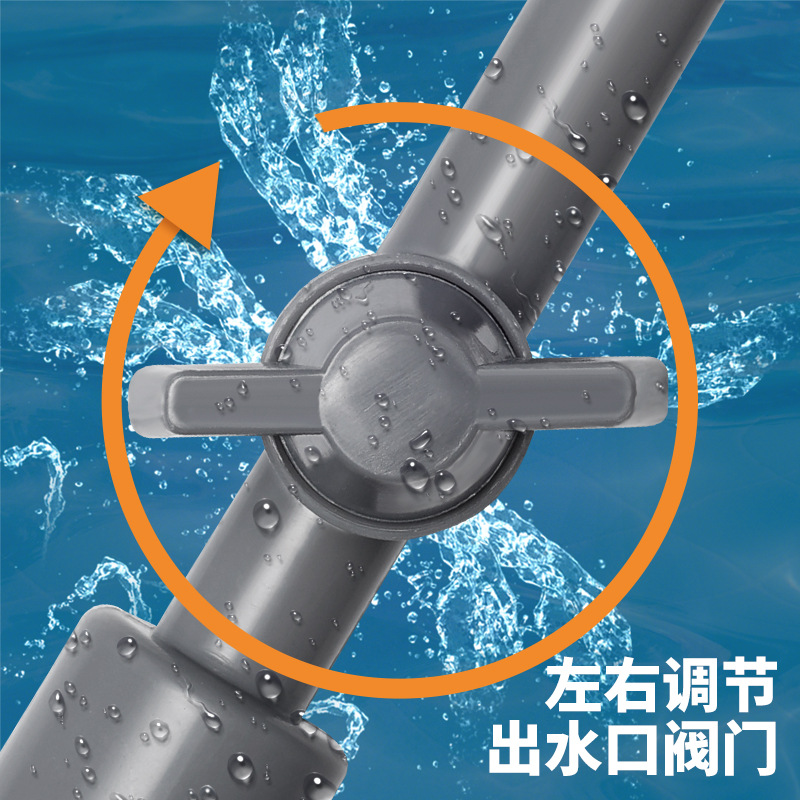 Fish Tank Water Changing Device Artifact Siphon Suction Pipe Sand Washing Manual Cleaning Fish Dung Suction Large Tank Cleaning Tool Suction Toilet