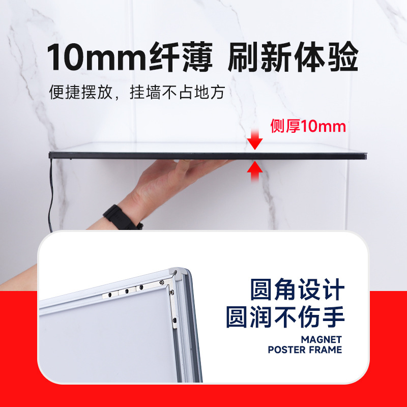 Ultra-thin TV light box restaurant billboard wall-mounted luminous menu display board led ordering price list