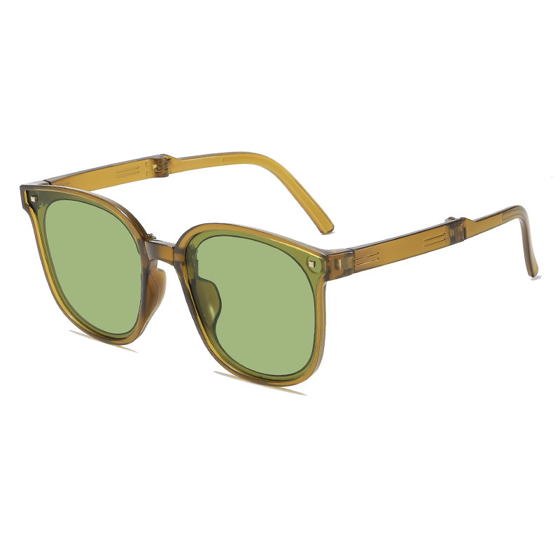 New Foldable Second Generation Sunglasses Advanced Sunglasses Women's Trendy Outdoor Travel Vacation Driving Glasses