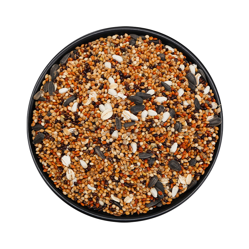 Budgerigar feed Xuanfeng bird food yellow millet peony bird food five-color millet mixed bird food can be sent on behalf of postage