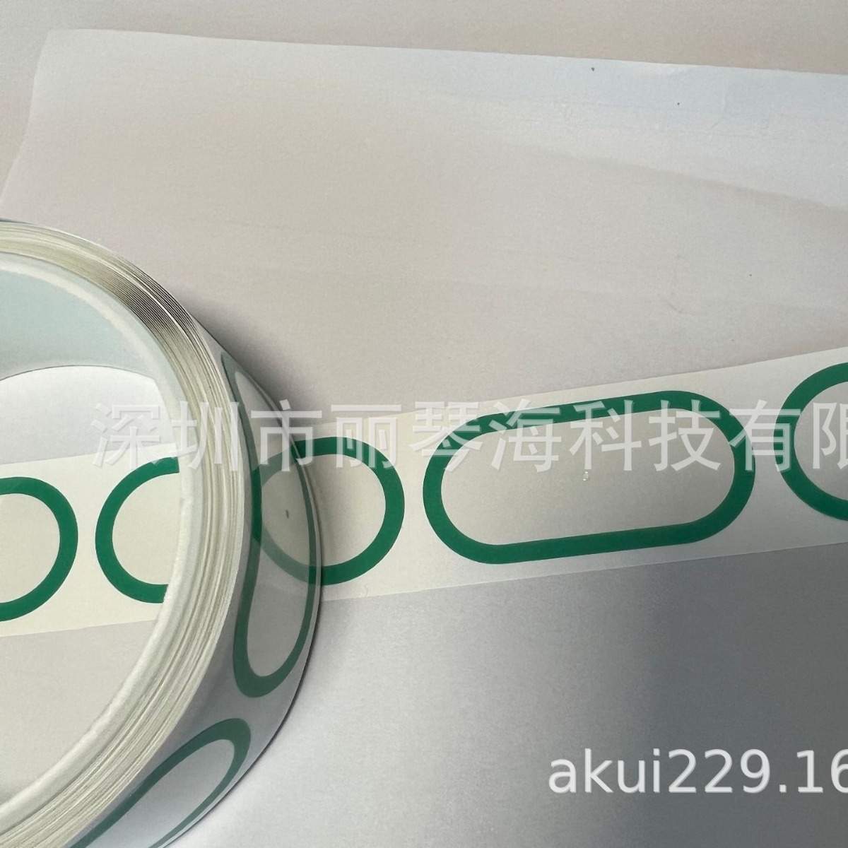 Customized New Energy Vehicle Iron Lithium Battery Anti-Exposure Valve Window with Base Material Green Pet Double-Sided Tape Protective Gasket