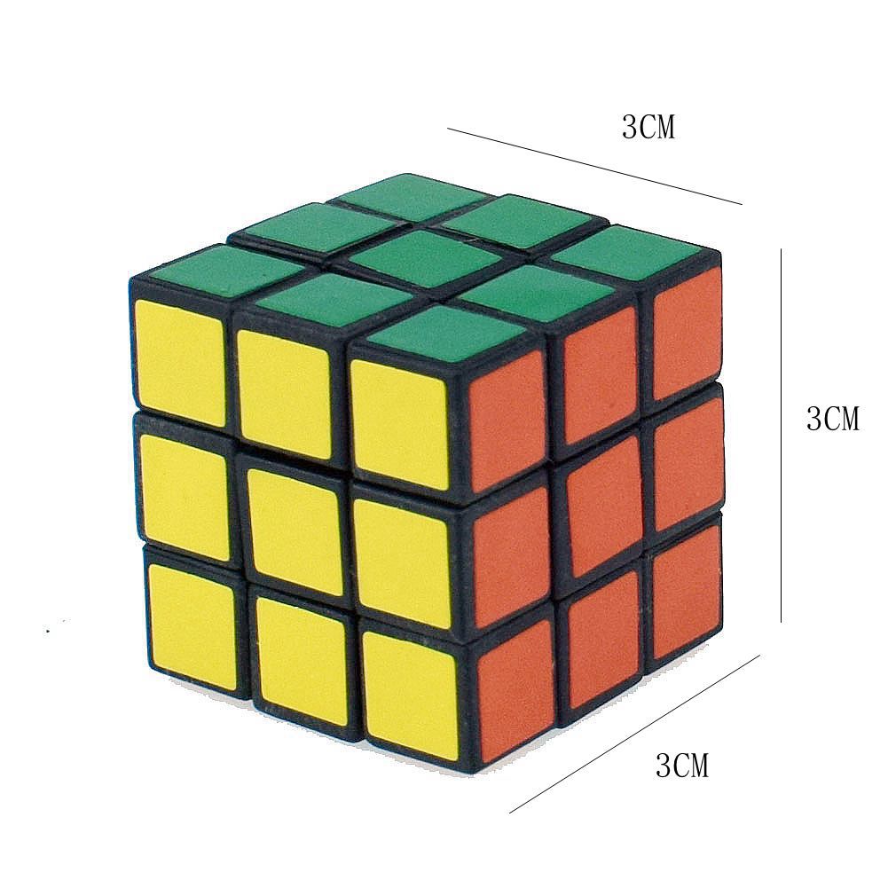 Mini 3CM Rubik's Cube Intelligence Third-order Rubik's Cube Beginner Student Rewards Small Toys School Season Gift Small Rubik's Cube