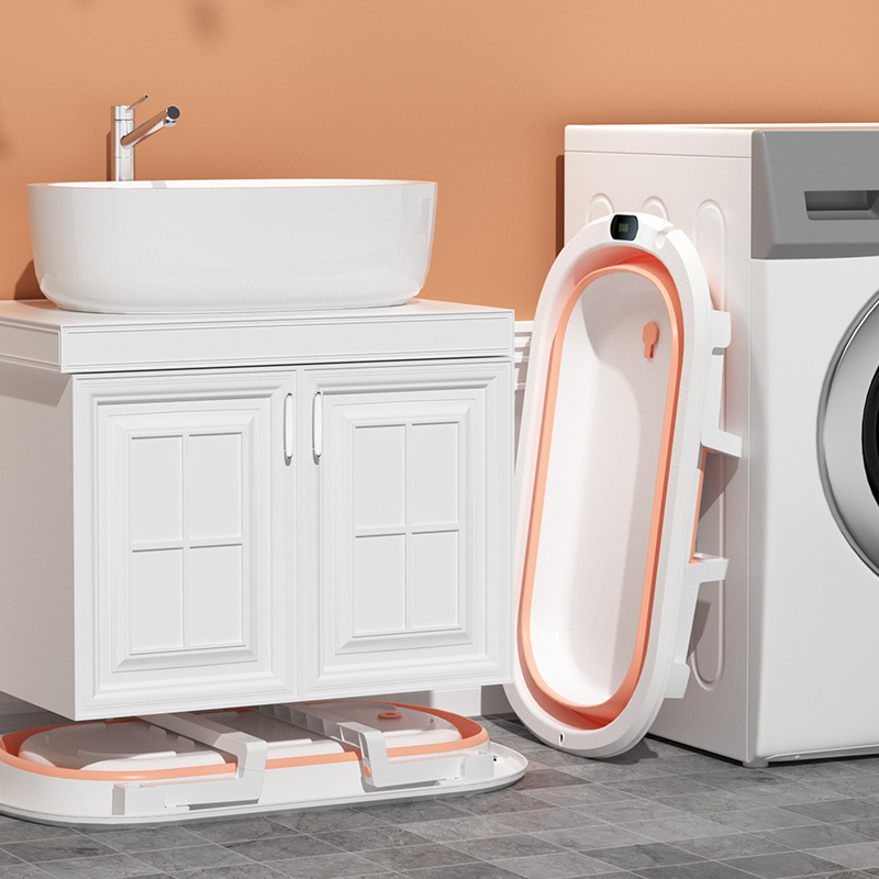 Children's folding bath tub