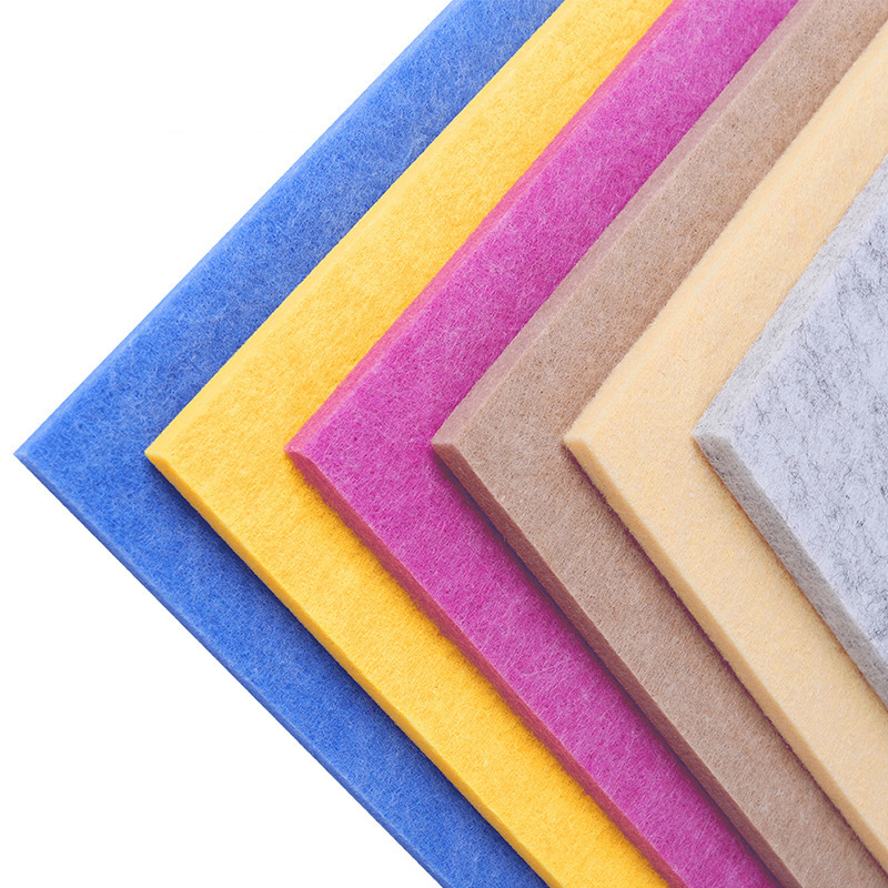 Polyester Fiber Sound-Absorbing Panels, Soundproof Panels, Sound-Absorbing Cotton Felt Panels, Indoor Soundproofing Materials, Cross-Border Supply Source Manufacturer