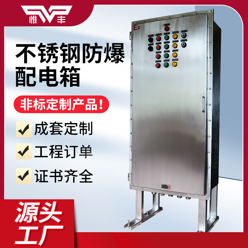 Customized Stainless Steel Explosion-Proof Lighting Power Distribution Cabinet Maintenance Wiring Box 304316 Power Switch Control Cabinet Factory