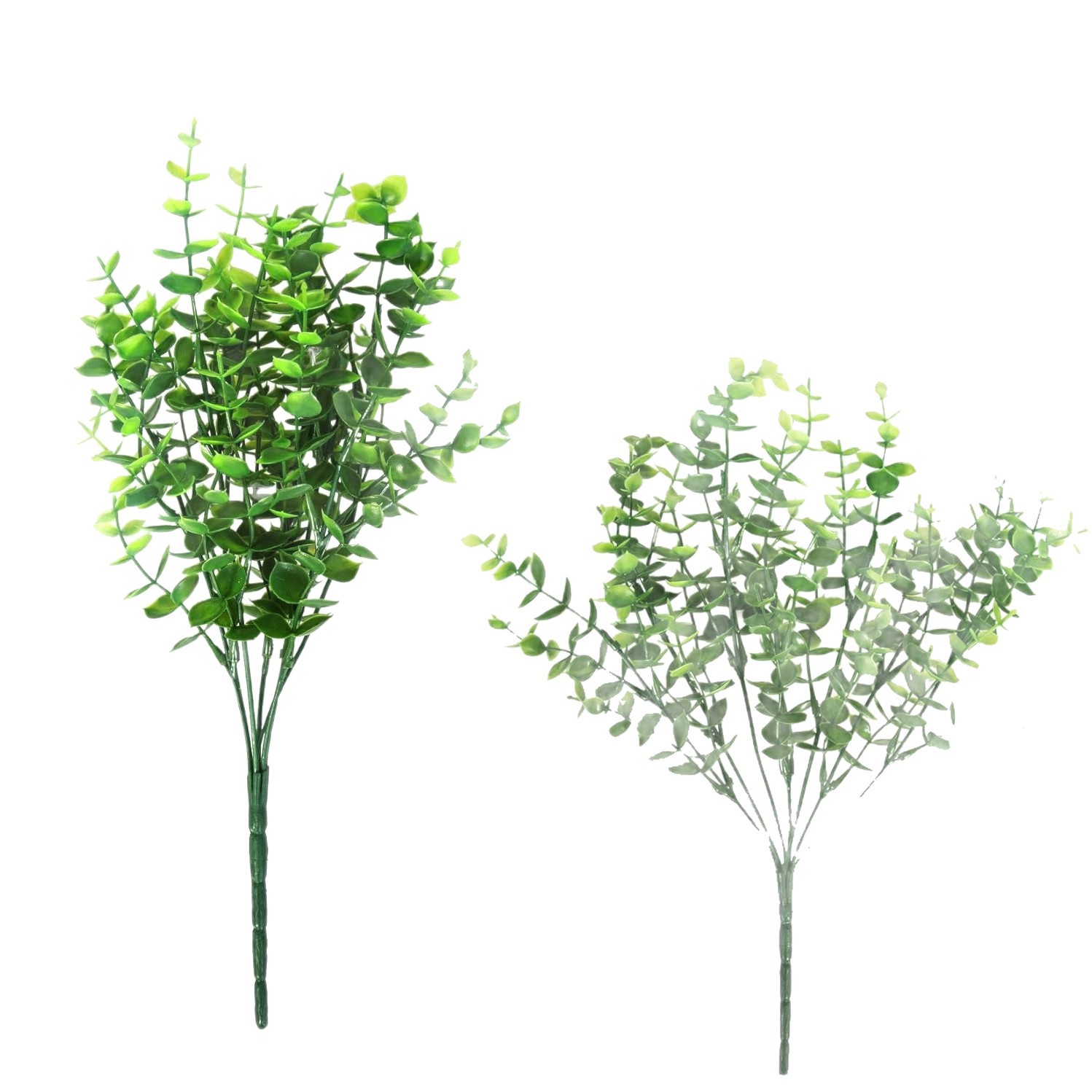 Amazon Artificial Green Plant 7-Pronged Eucalyptus Money Leaf Bouquet Plant Wall Wedding Gardening Project Scenery Ready Stock